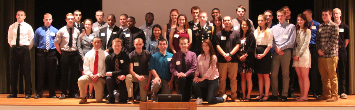 Enlistees honored at the 2015 Our Community Salutes Ceremony