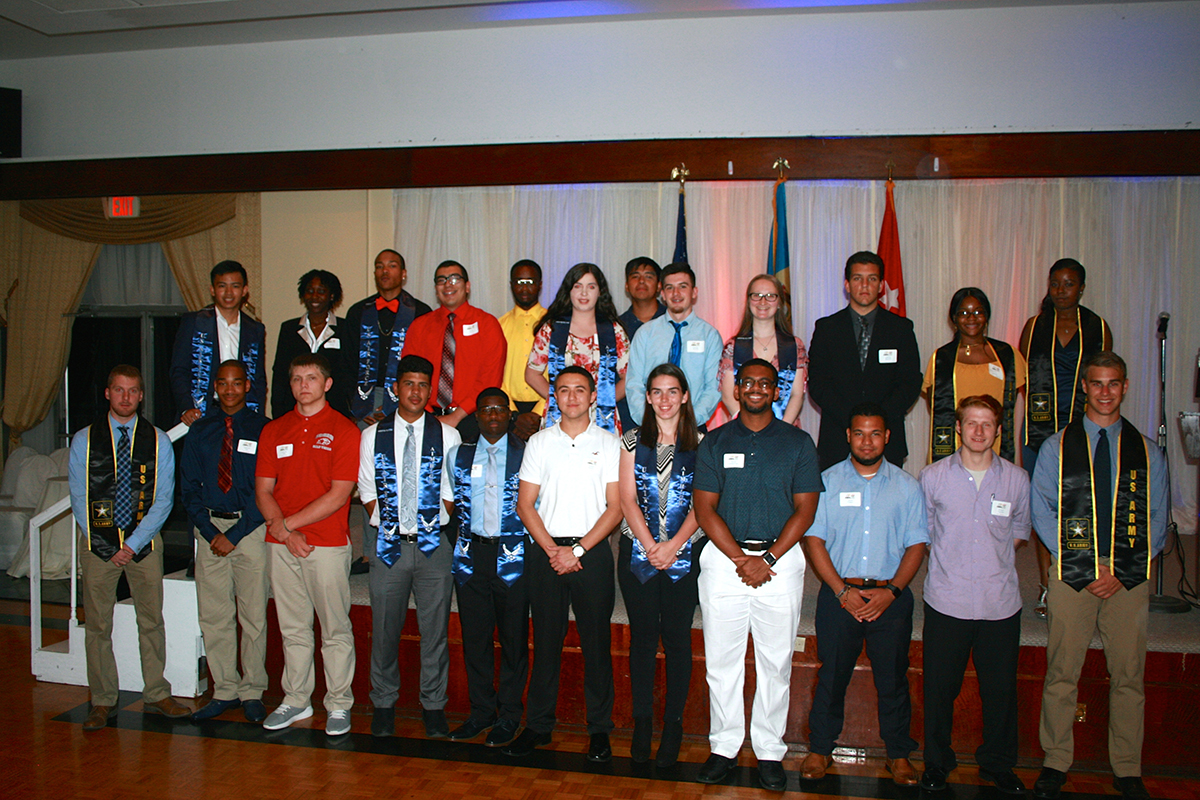 Enlistees honored at the 2019 Our Community Salutes Ceremony