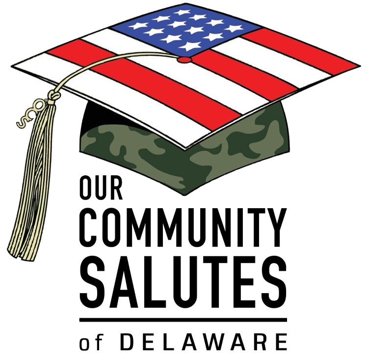 Our Community Salutes - Delaware logo